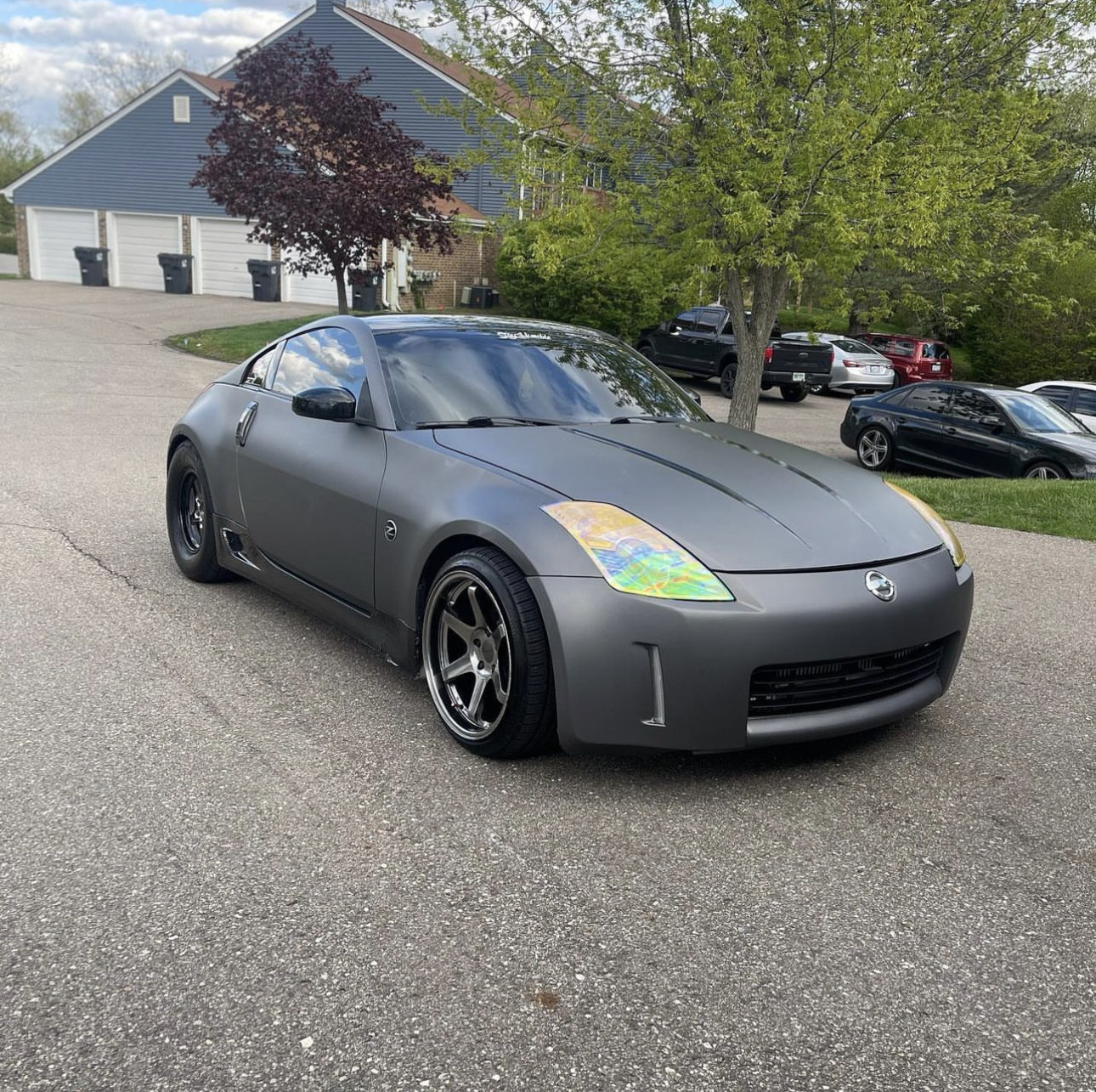 Our Shop 350z, Matte Metallic Grey Wrap 